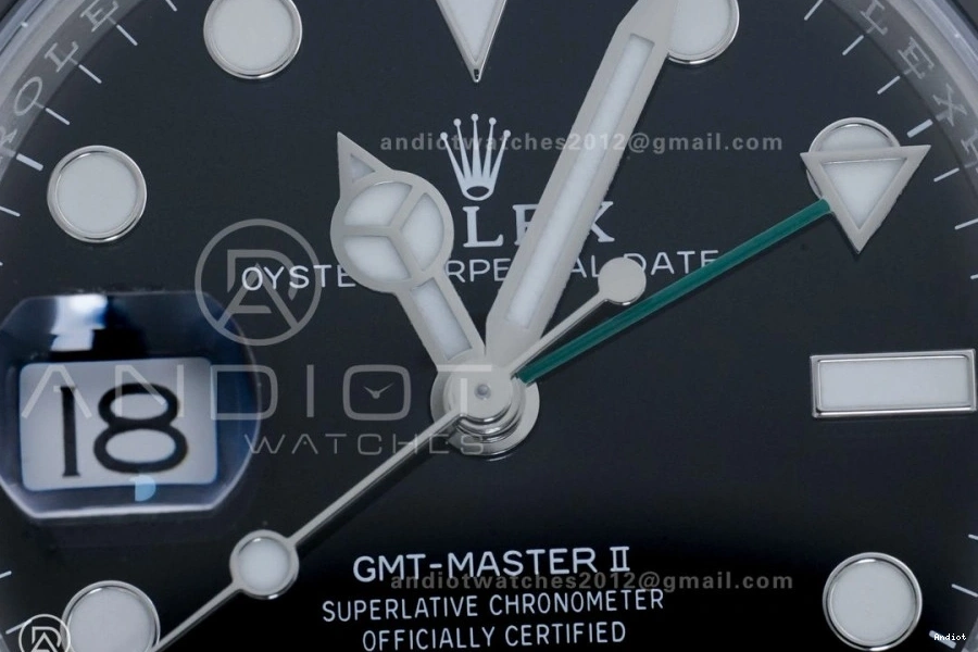 New Best VTNR 1:1 126720 Edition Bracelet on GMT Jubilee II LHD 904L ARF Master V2 SH3285 SS 0322